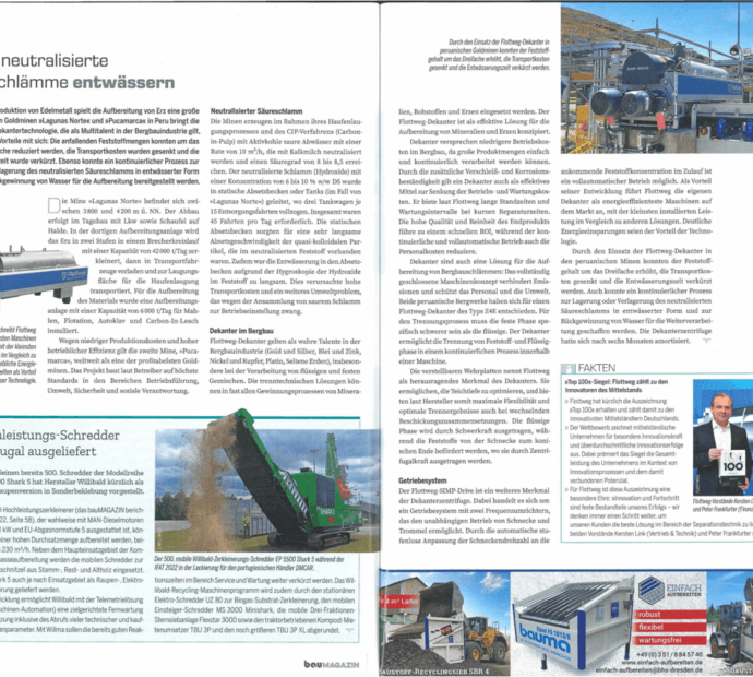 2022-07_bau_MAGAZIN_In_Peru_neutralisierte_Säureschlämme_entwässern