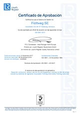 9001-ES-Zertifikat 9001 Испанская версия сертификата