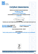 9001-PL-Zertifikat 9001 Польская версия сертификата