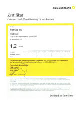 Ratingzertifikat-DE PD Ranking do Commerzbank - versão em Alemão