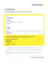 Ratingzertifikat-EN PD Ranking do Commerzbank - versão em Inglês