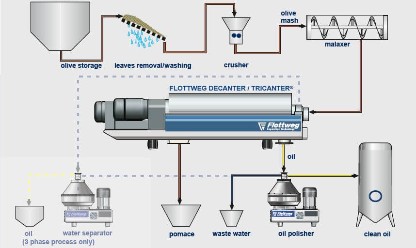 Manufacturing and extracting olive oil Manufacturing and extracting olive oil