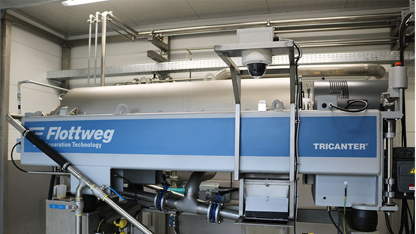 Tricanter® firmy Flottweg do przetwarzania produktów ubocznych Tricanter® firmy Flottweg do przetwarzania produktów ubocznych