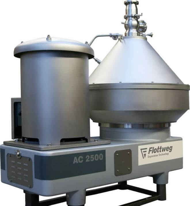 Le Système de débourbage Soft Shot® Flottweg pour la centrifugeuse à assiettes Flottweg Le Système de débourbage Soft Shot® Flottweg pour la centrifugeuse à assiettes Flottweg
