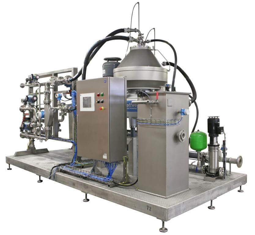 La centrifugeuse à assiettes Flottweg AC 2500 : La performance au niveau le plus haut La centrifugeuse à assiettes Flottweg AC 2500 : La performance au niveau le plus haut