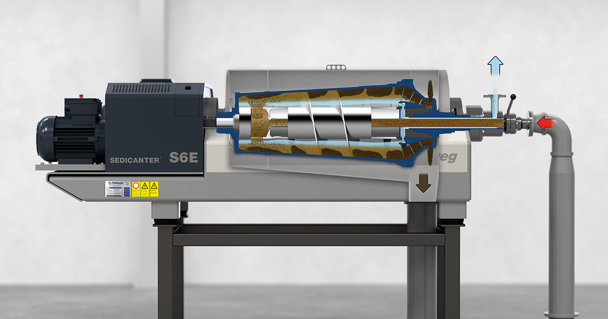 Sectional drawing of a Sedicanter®
