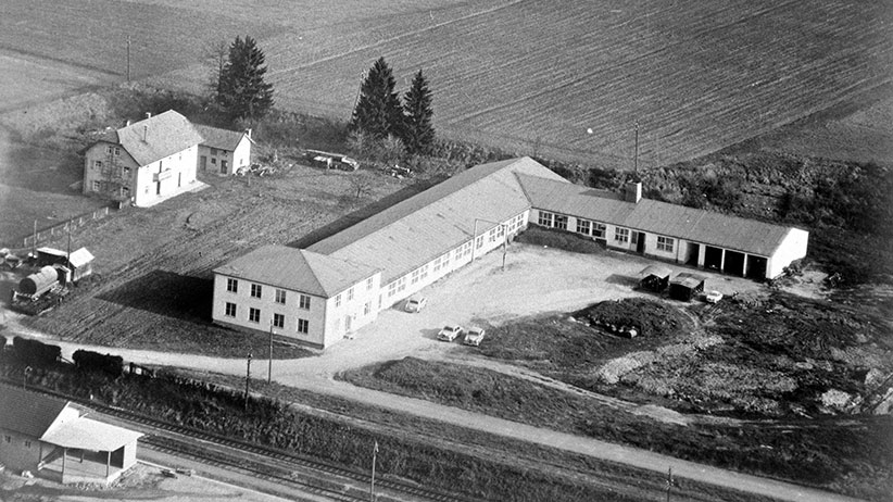 Flottweg ai suoi inizi presso la sede di Vilsbiburg beginn-flottweg-vilsbiburg-min_22