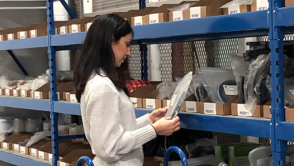 Il centro di assistenza clienti di Etobicoke, Ontario, è dotato di un solido inventario dei pezzi di ricambio flottweg-canada_13