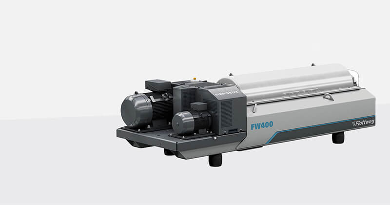 El decantador Flottweg FW400