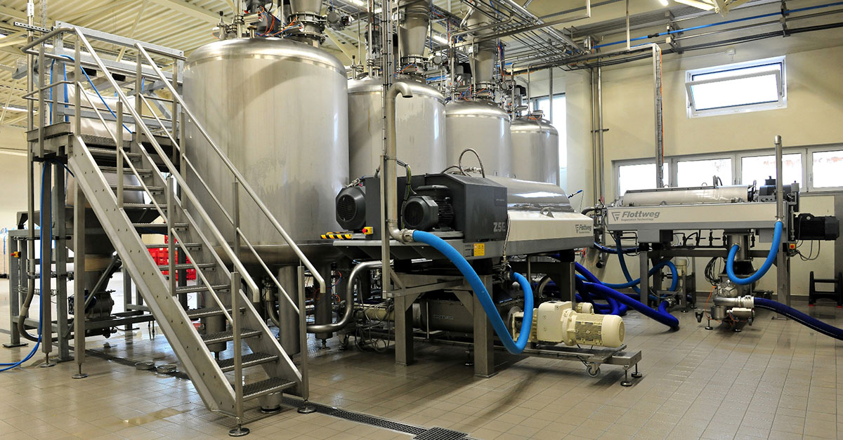 Flottweg separation solution for processing lupines Flottweg separation solution for processing lupines on an industrial scale